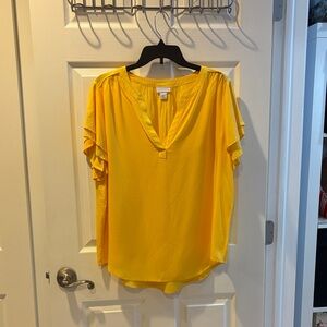 Liz Claiborne Sunny Yellow Blouse